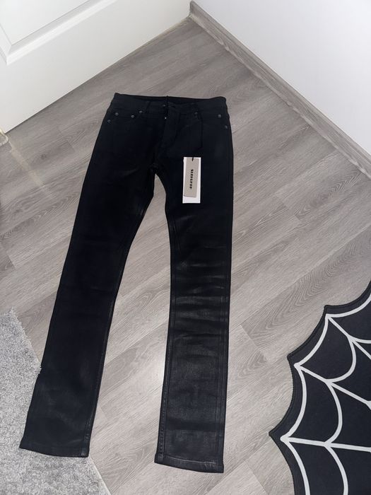 Rick owens waxed jeans