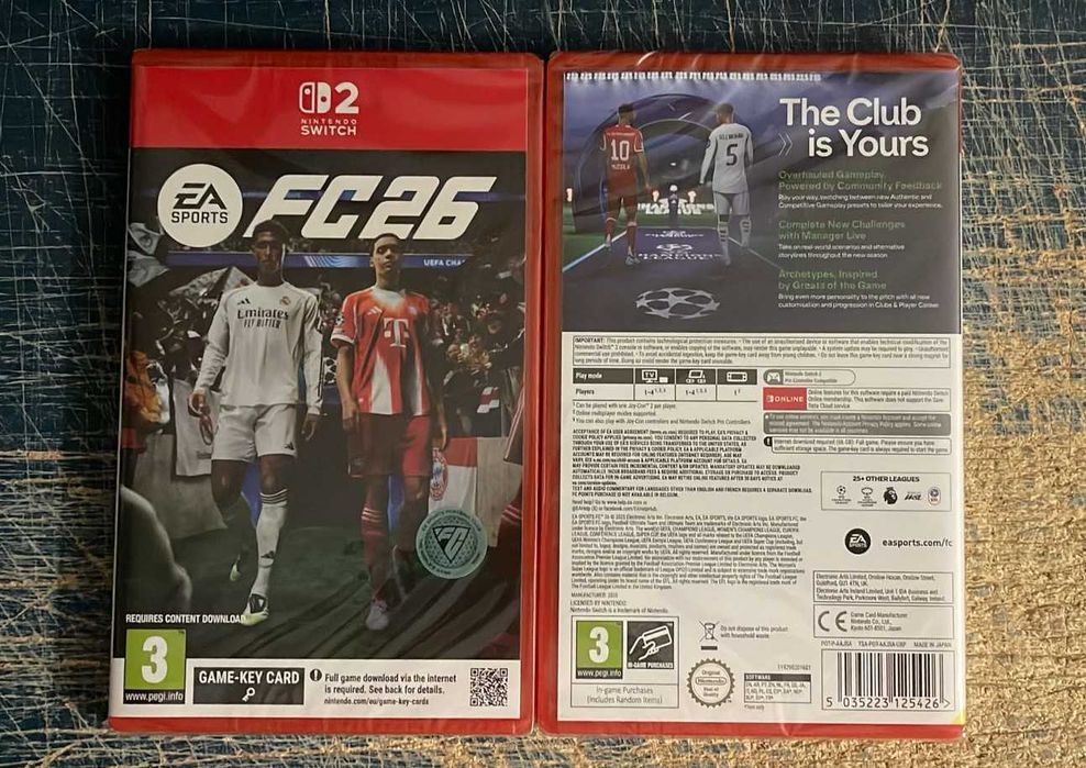 Joc EA Sports FC 26 pentru Nintendo Switch 2, sigilate