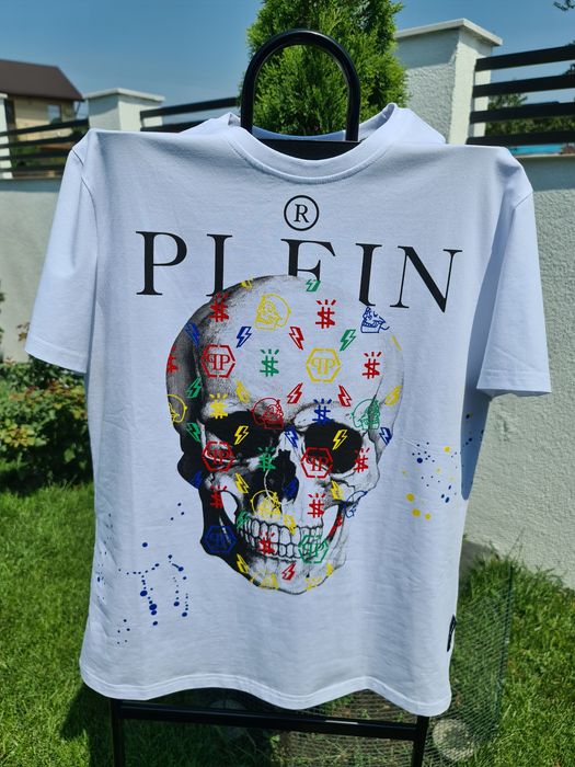 Promotie-Oferta-Reducere-Discount-Tricou-PP-Philipp-Plein-Model-Nou-Calitate-Premium-Bumbac-M-Stoc-Poze-Reale