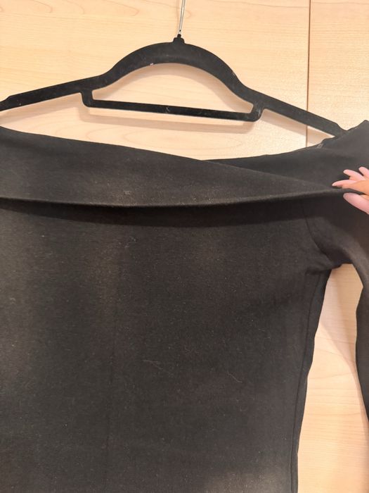 Черна блуза Stradivarius, размер С