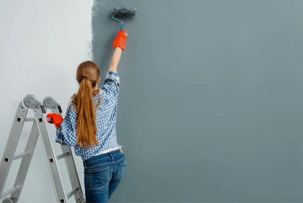 Косметический ремонт , покраска стен, левкас