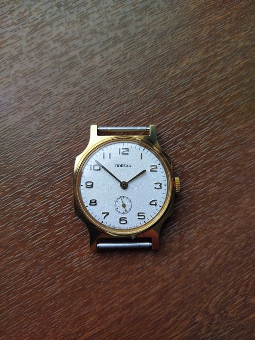 часы  Победа Позолоченные Новые