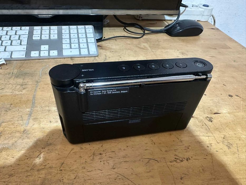 Radio Sony xdr-s41d negru fata spate lateral deosebit de frumos ok
