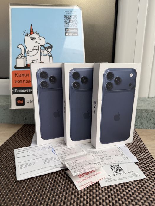 iPhone 17 Pro Max* НОВИ!* BLUE/ SILVER Orange айфон 17 про макс оранжев