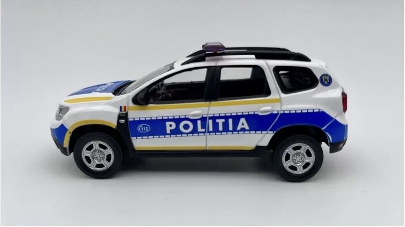NOREV DACIA DUSTER “Poliția” machetă auto scara 1:43 (10cm)