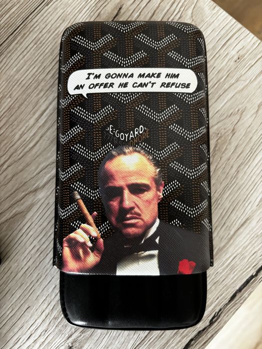 Кожен Калъф за Пури Goyard Godfather Edition