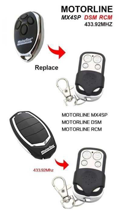 Копиращо универсално дистанционно за гараж гаражни врати и бариера 433