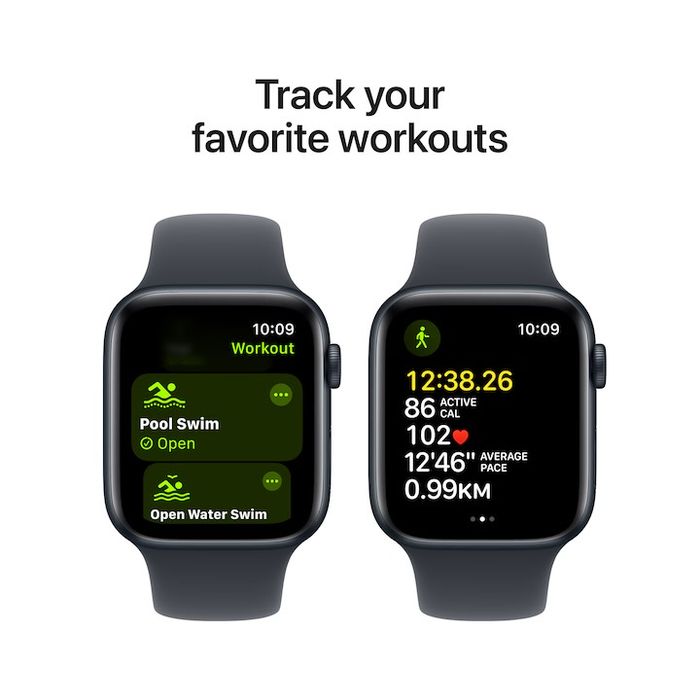 Apple Watch SE 2 GPS Carcasa Midnight Aluminium 44 mm M/L