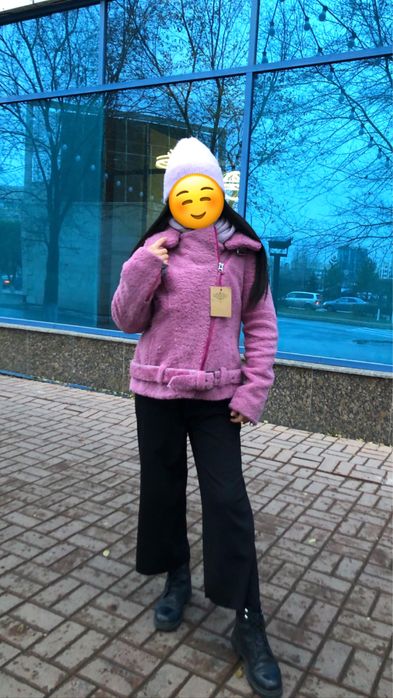 НОВАЯ шуба-авиатор, 100% овчина