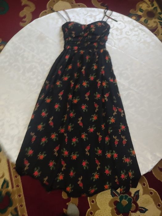 летнее платье черное