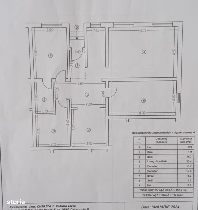 Apartament Cu 4 Camere/ Zona Gageni-Paulesti
