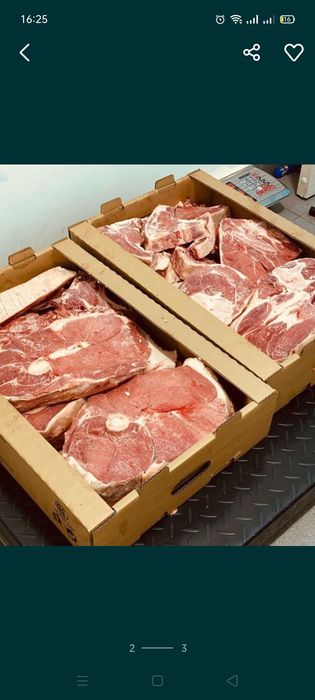 Продам мясо говядины молодняк