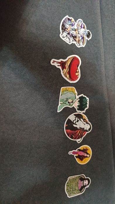 Значки, карточки, стикеры.