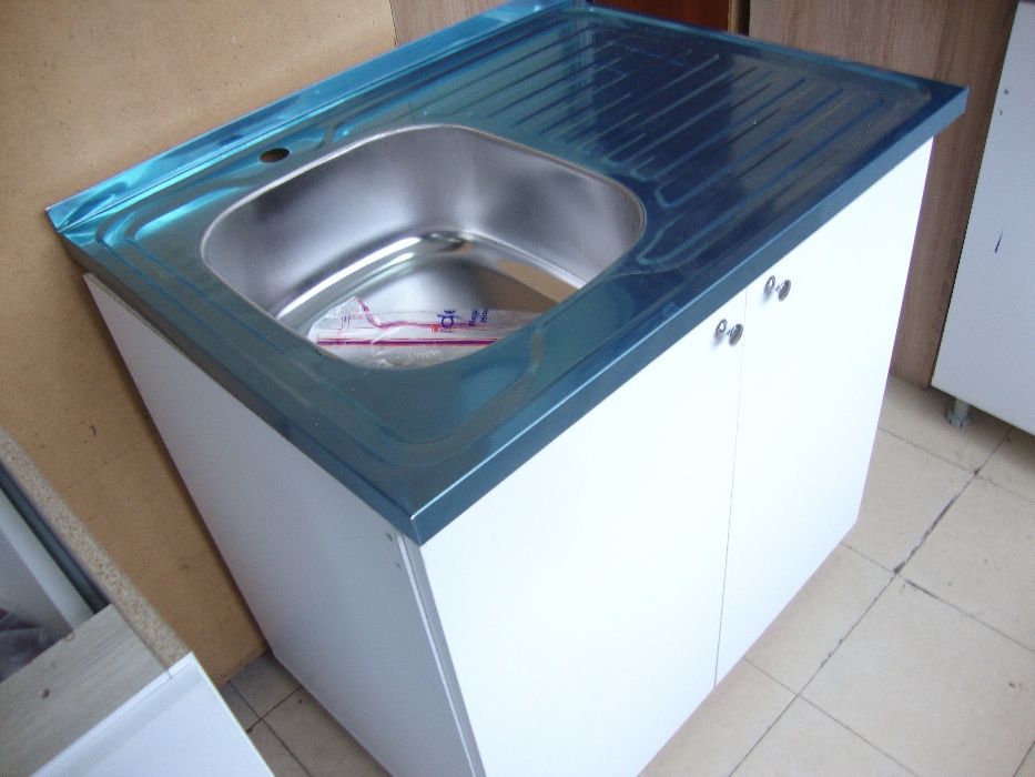 Нов Кухненски шкаф с мивка 18см Kuhnenski shkaf s mivka 80/60 кухня