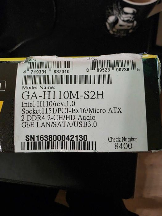 Placa de baza GIGABYTE GA-H110M-S2H (rev. 1.0) - Socket 1151