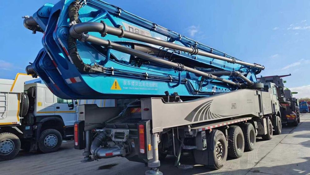 В наличии! Автобетононасос Jiuhe JH63 Sinotruk Howo-TX (500-63 метр)