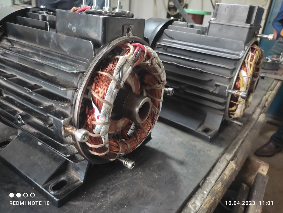 Перемотка электродвигателья