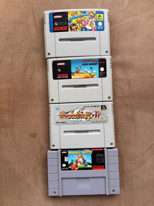 Vintage Jocuri Comsola Nintendo Snes/ Super Nintendo