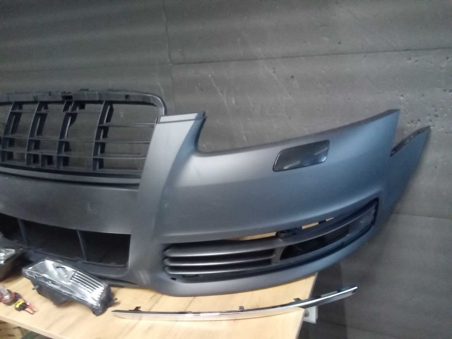 Pachet Bara fata,Proiectoare,Grile,Becuri,Audi A6 2008-2010 Facelift