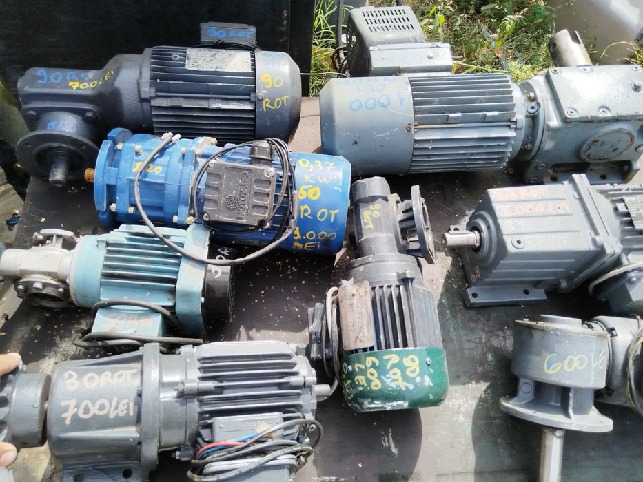Reductor raport mare cu motor electric