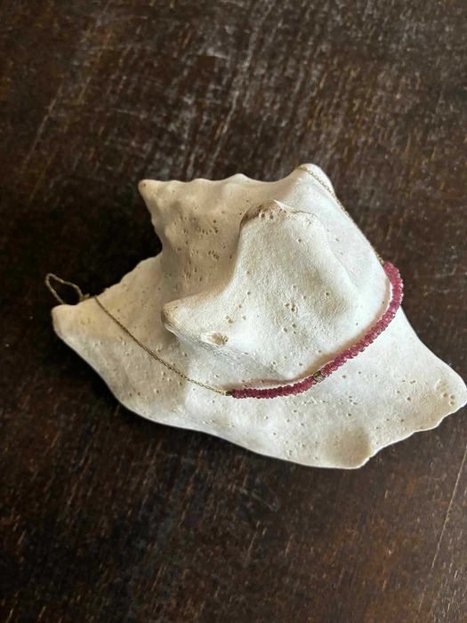 Колие с фасетиран рубин и колие с фасетиран турмалин