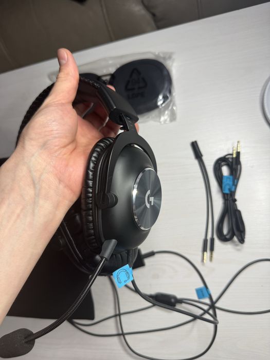 Геймърски слушалки Logitech G Pro X 7.1