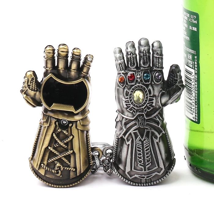 Breloc Hand of Thanos Avengers Infinity War Marvel Desfacator sticle