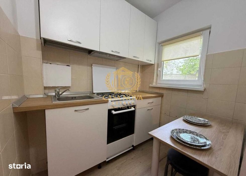 Garsoniera 24 mp, parter inalt – Zorilor, zona Pasteur