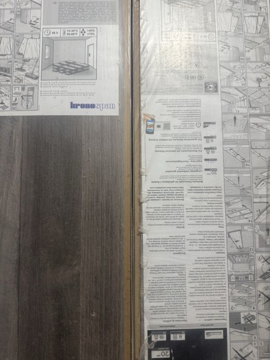 Ламинат kronospan светло- серый 30м2