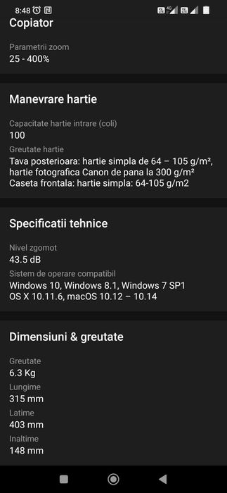 Multifuncțional canon