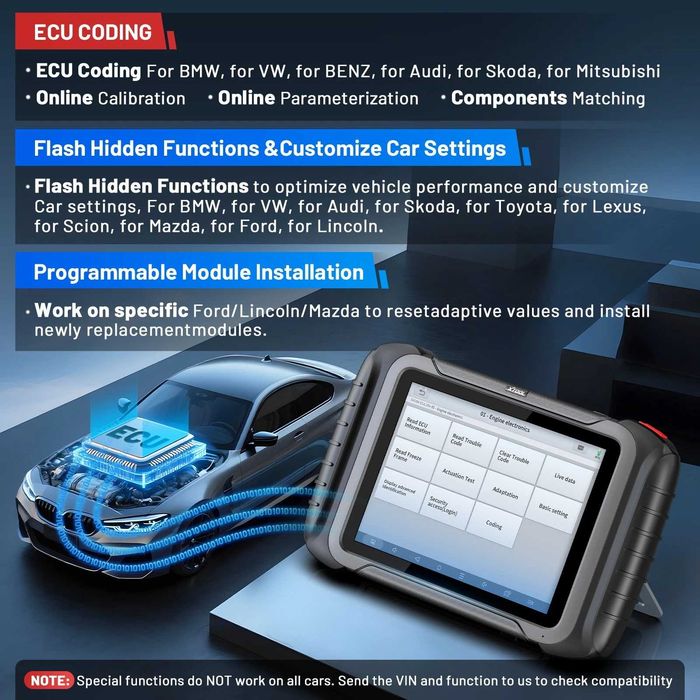 Xtool Tester Diagnoza Auto Premium Multimarca 2026 OBD2 Autel Launch