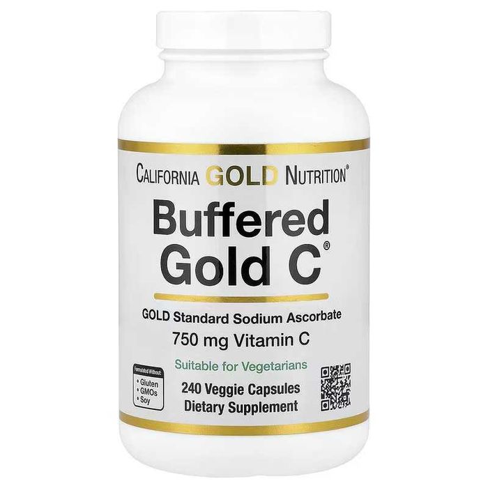 California Gold Gold C Vitamin C 500 mg 1000 mg Витамин C 1000 мг