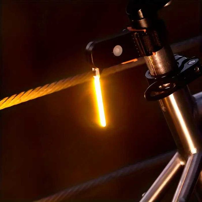 LED TAIL LIGHT стоп светлина за велосипед с висока яркост, линия - USB