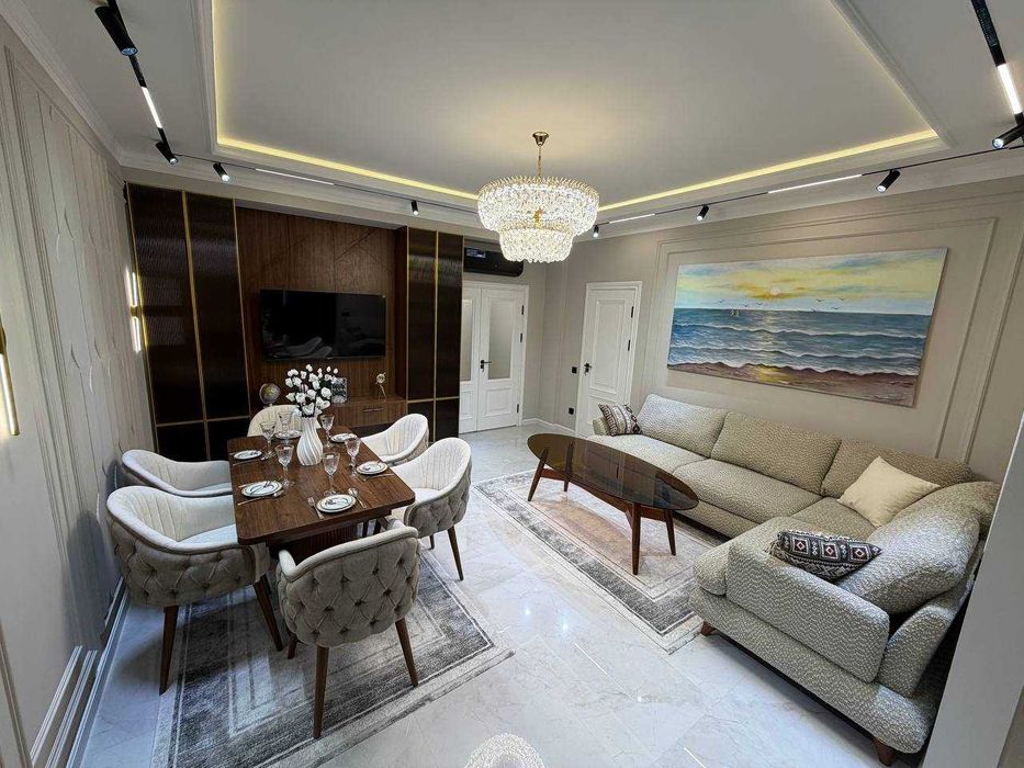 Яккасарай City Mall 4х комн/9/10, Евролюкс ремонт, 120м2, Разделка.