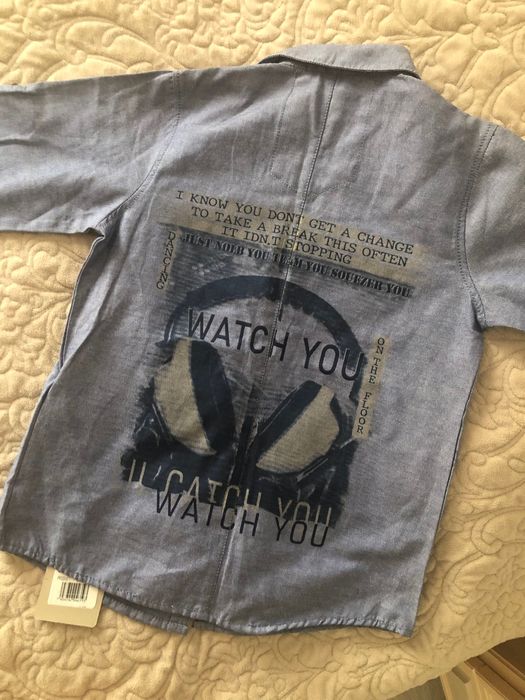 Рубашка с принтом