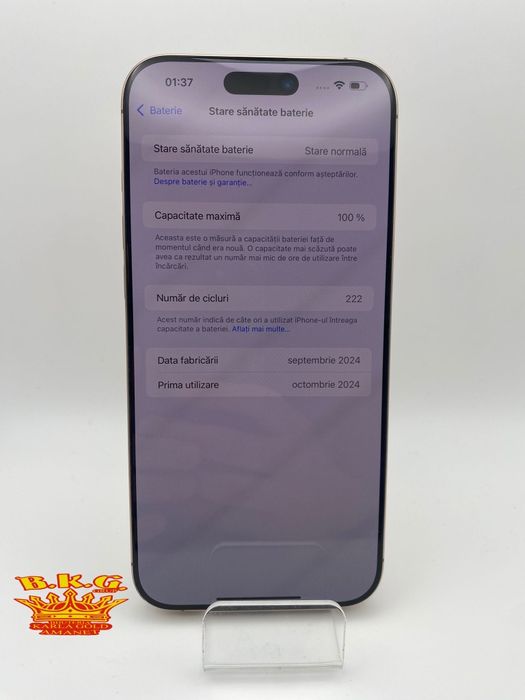 Iphone 16 Pro Max 100% 256gb Esim  Amanet BKG