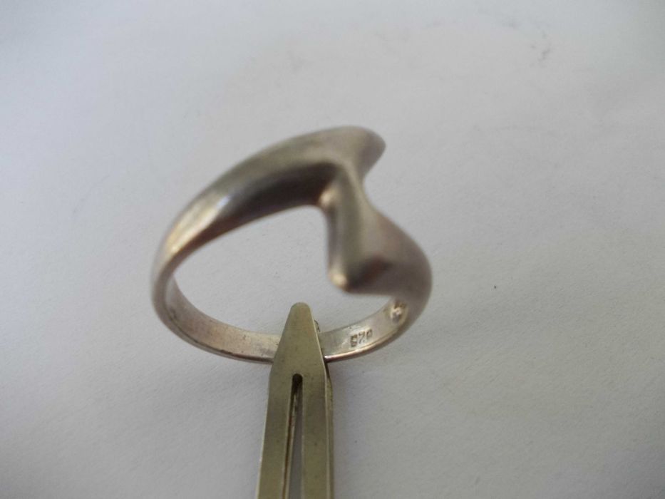 Inel vechi din argint 48