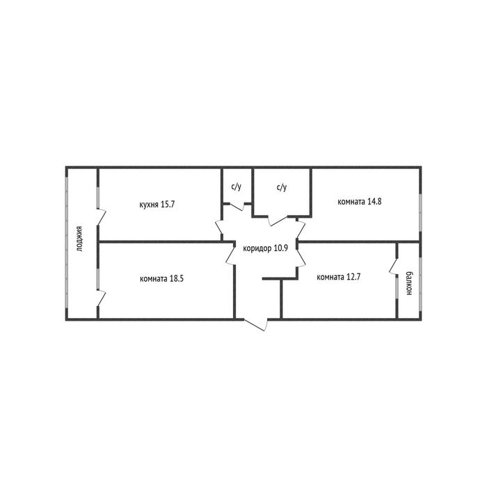 Продажа 3-комнатной квартиры