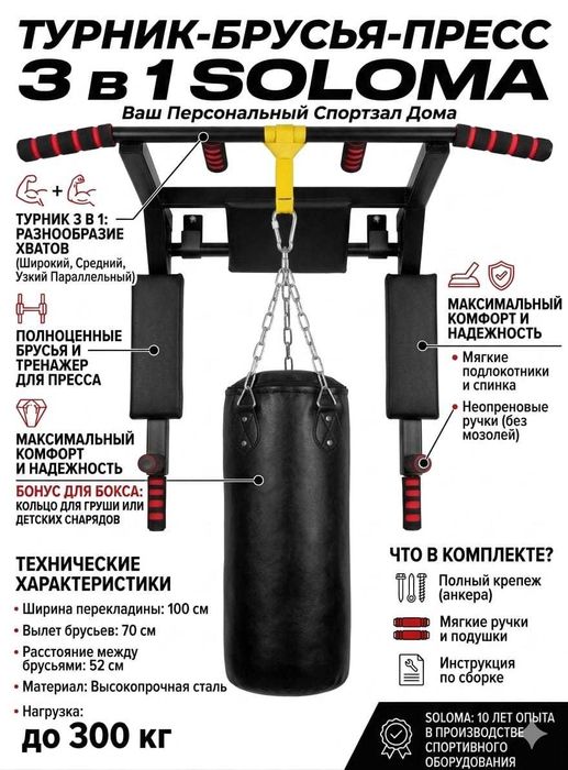 Турник для стены  гарантия