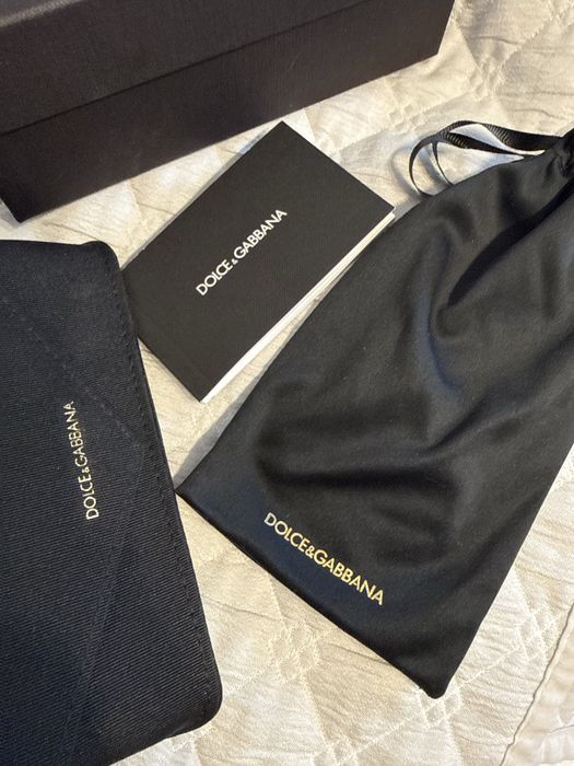 Set original Dolce & Gabbana pentru ochelari – husă, toc, cutie și broșură – Nou