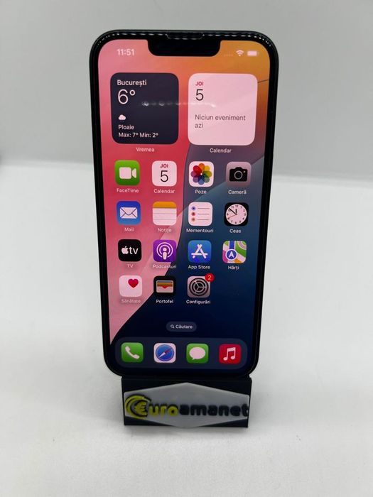 Telefon mobil Apple iPhone 13, 256GB, 5G, Blue, 87% baterie -D-