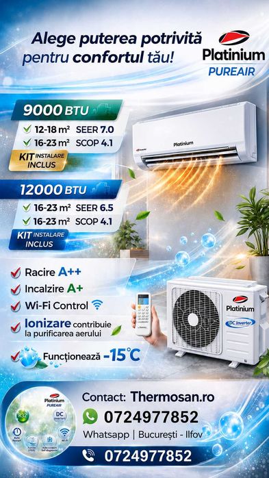 Aparate de aer conditionat si racitoare prin evaporare