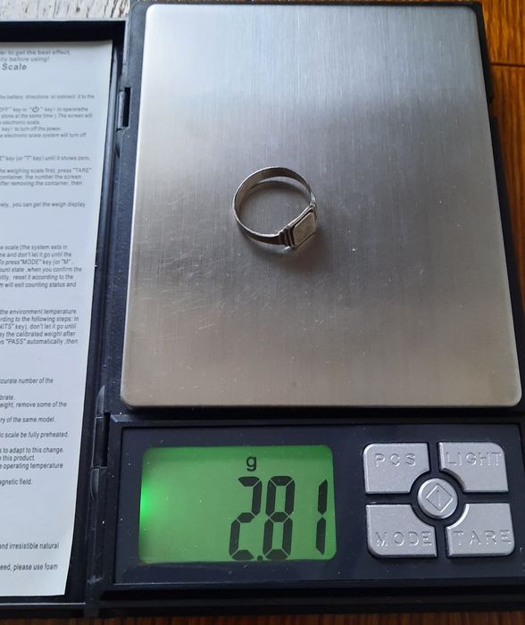 Стар винтидж сребърен пръстен - унисекс,ръчна изработка!