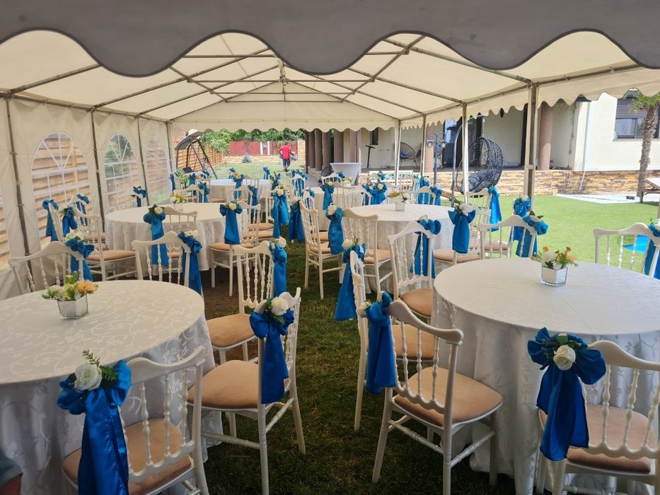 Inchiriem corturi, mese, scaune, pt evenimente, vitrine frigorifice