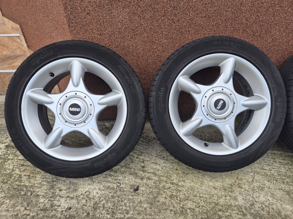 Jante Mini Cooper R16 4x100 cu anvelope vară 195/55R16