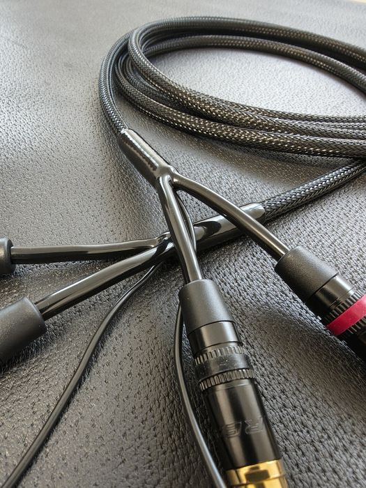 Cablu phono handmade Canare Star Quad + conectori Rean 2m