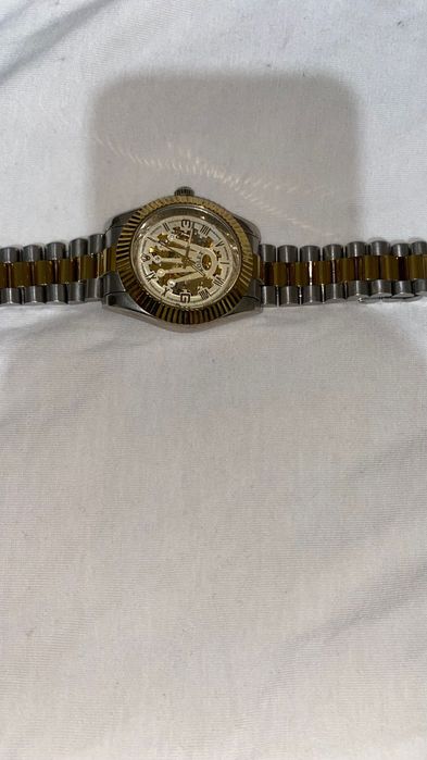 МЪЖКИ Часовник ролек механичен със златно покритие