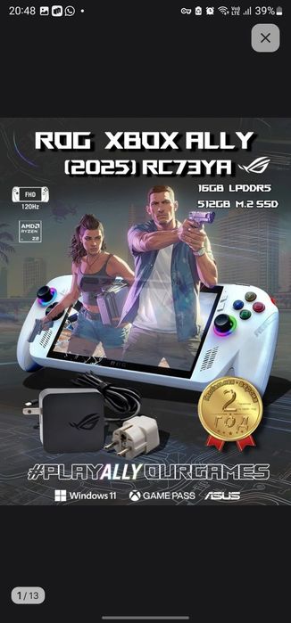 ASUS ROG Xbox Ally 16/512ГБ