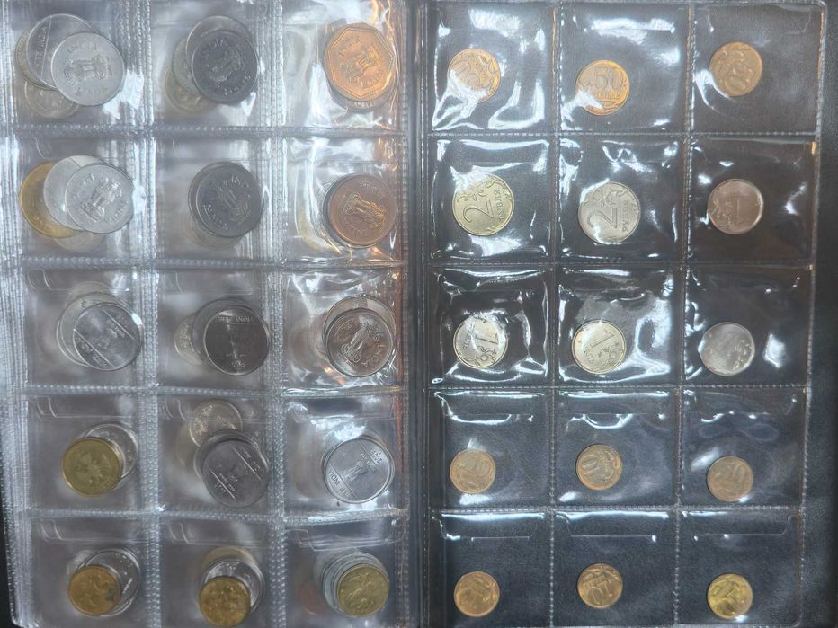 монети 4 държави  150 бр