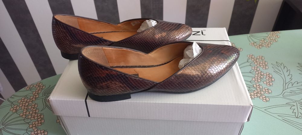 Балетки кожаные Ecco